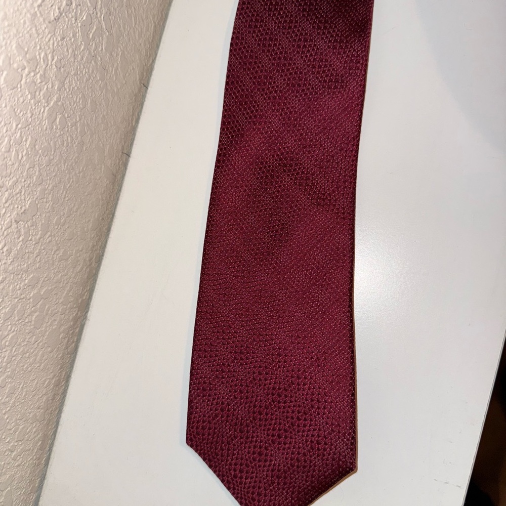 Elegant Burgundy Tie